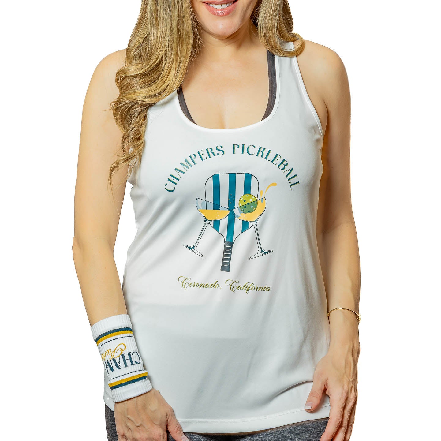 Women's Performance Tank Coronado Dinking White