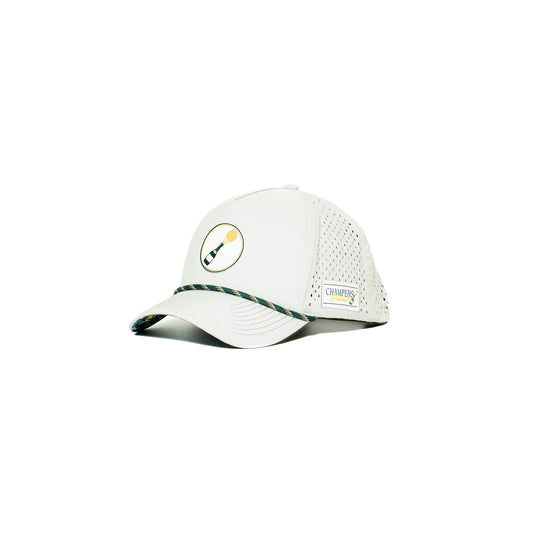 Performance Pickleball Hat Rubber Bottle Gray