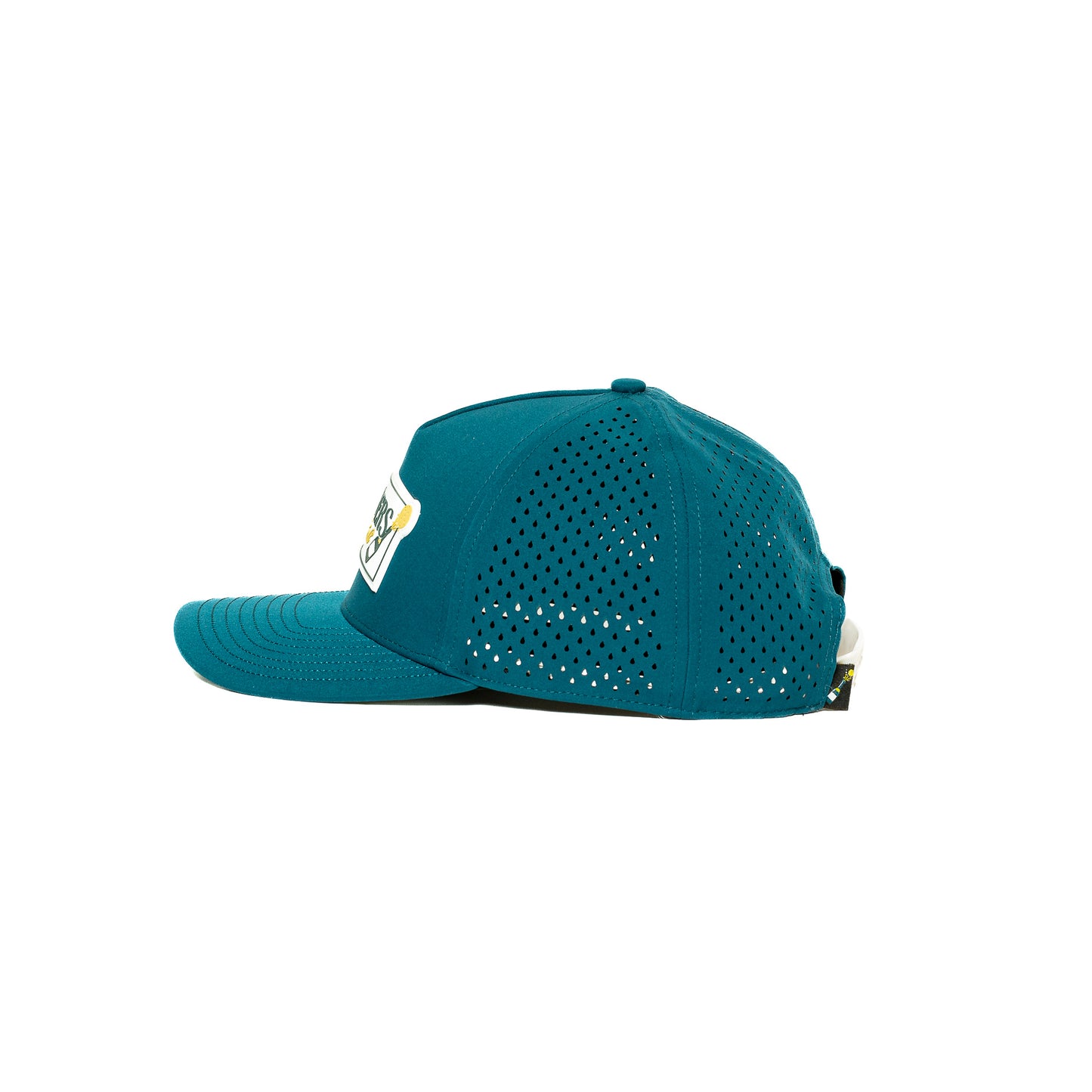 Performance Hat Rubber Champers Logo Green
