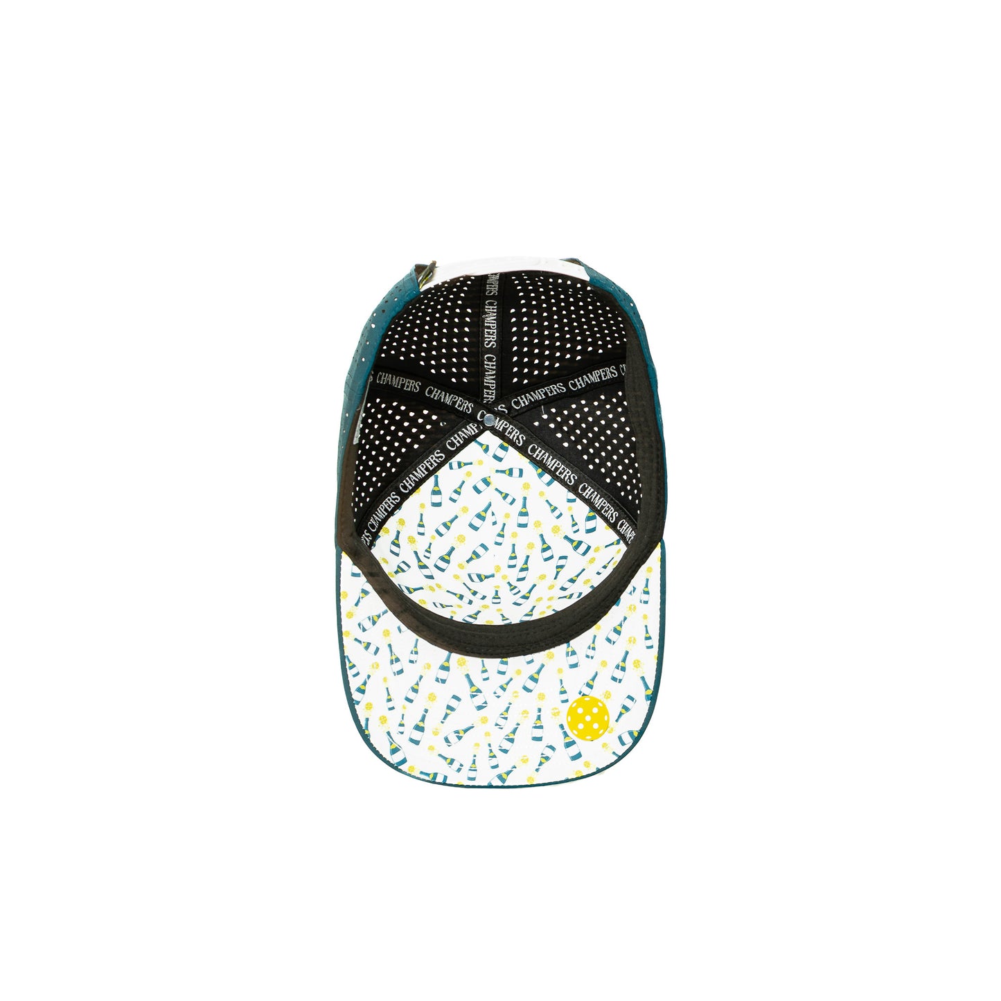 Performance Hat Rubber Champers Logo Green