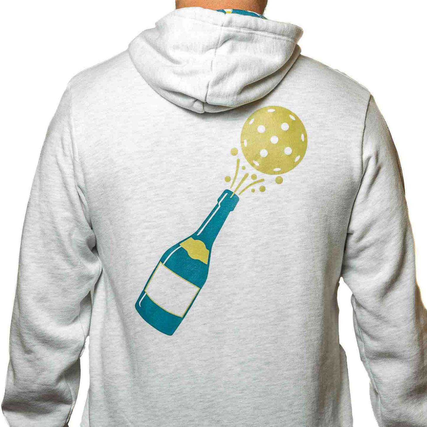 Pullover Hoodie Bottle Burst Heather Gray