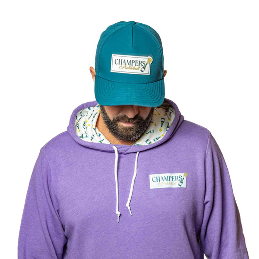 Pullover Hoodie Bottle Burst Light Purple