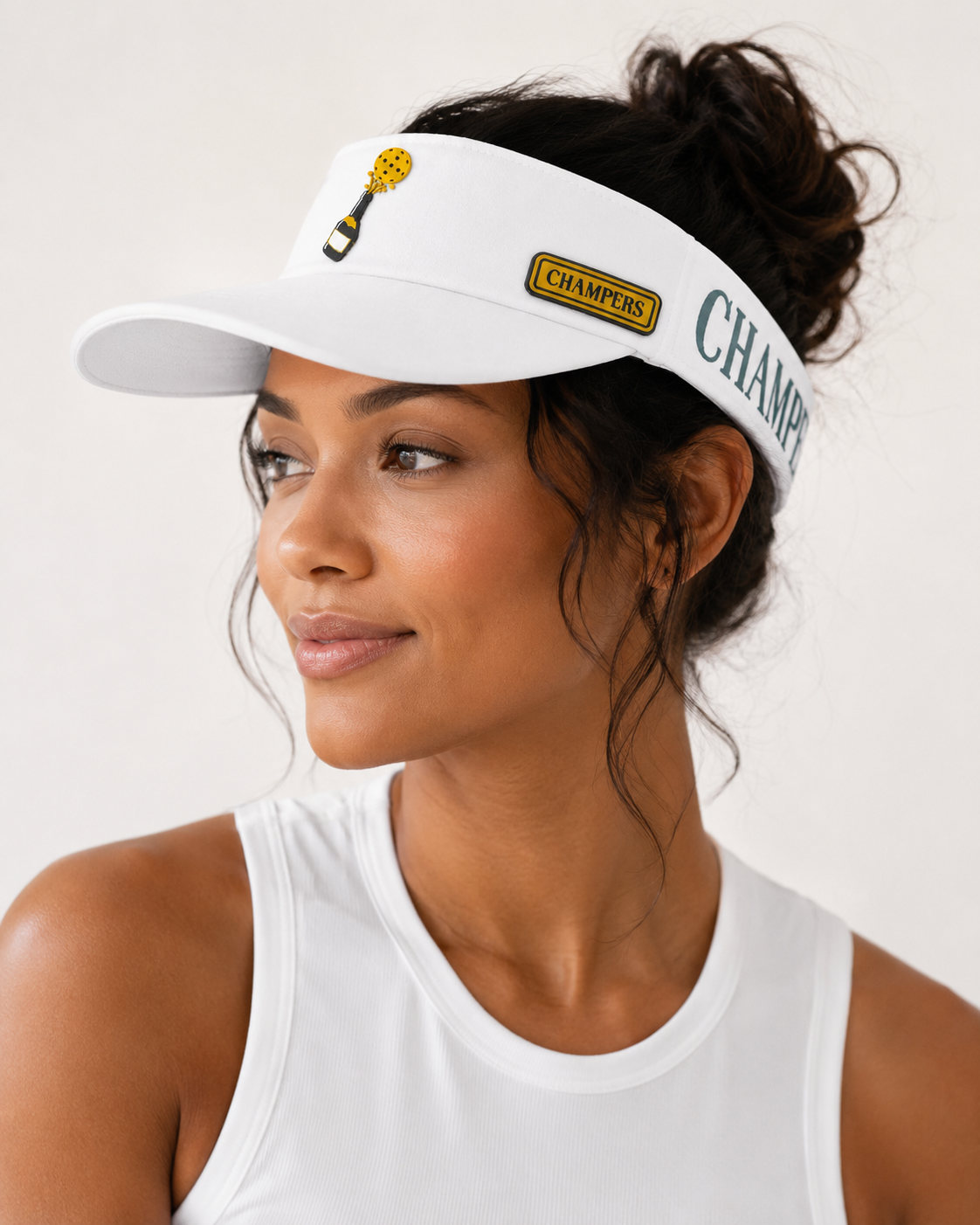 Performance Pickleball Visor Bottle Logo -
