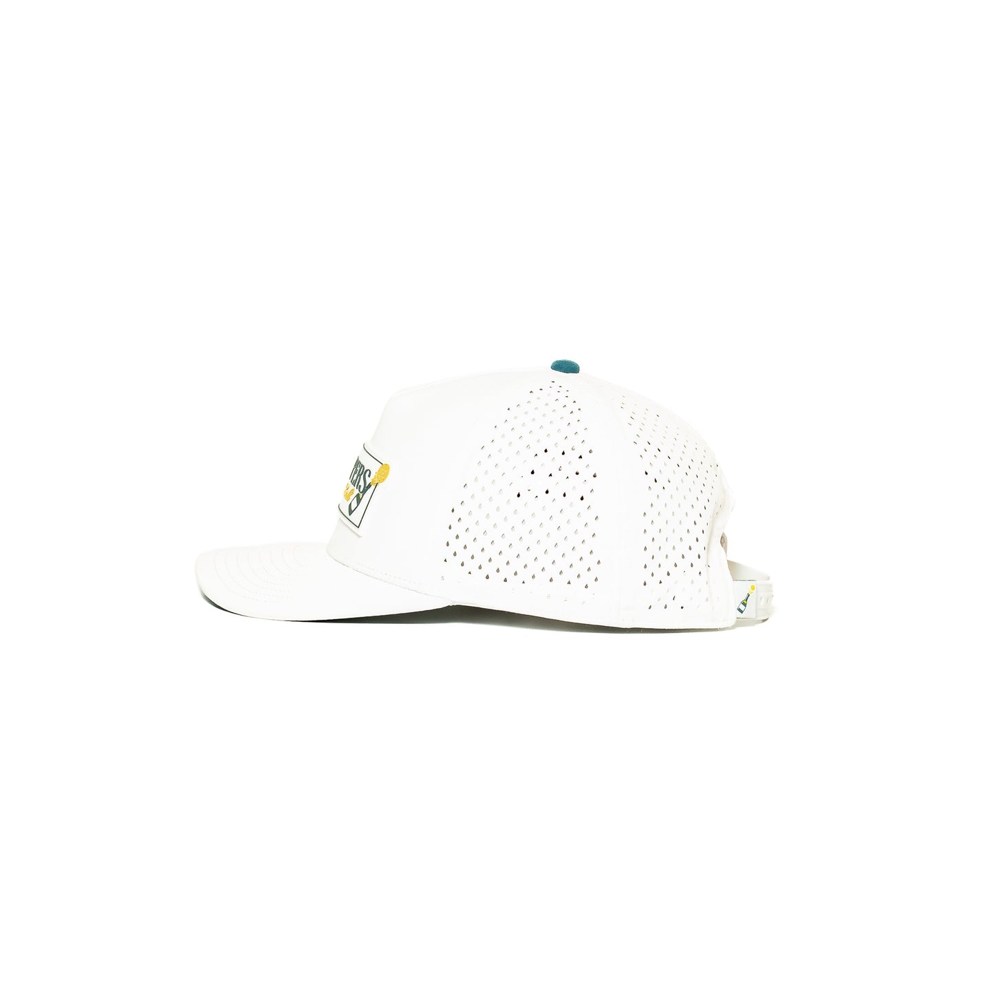 Performance Hat Rubber Champers Logo White