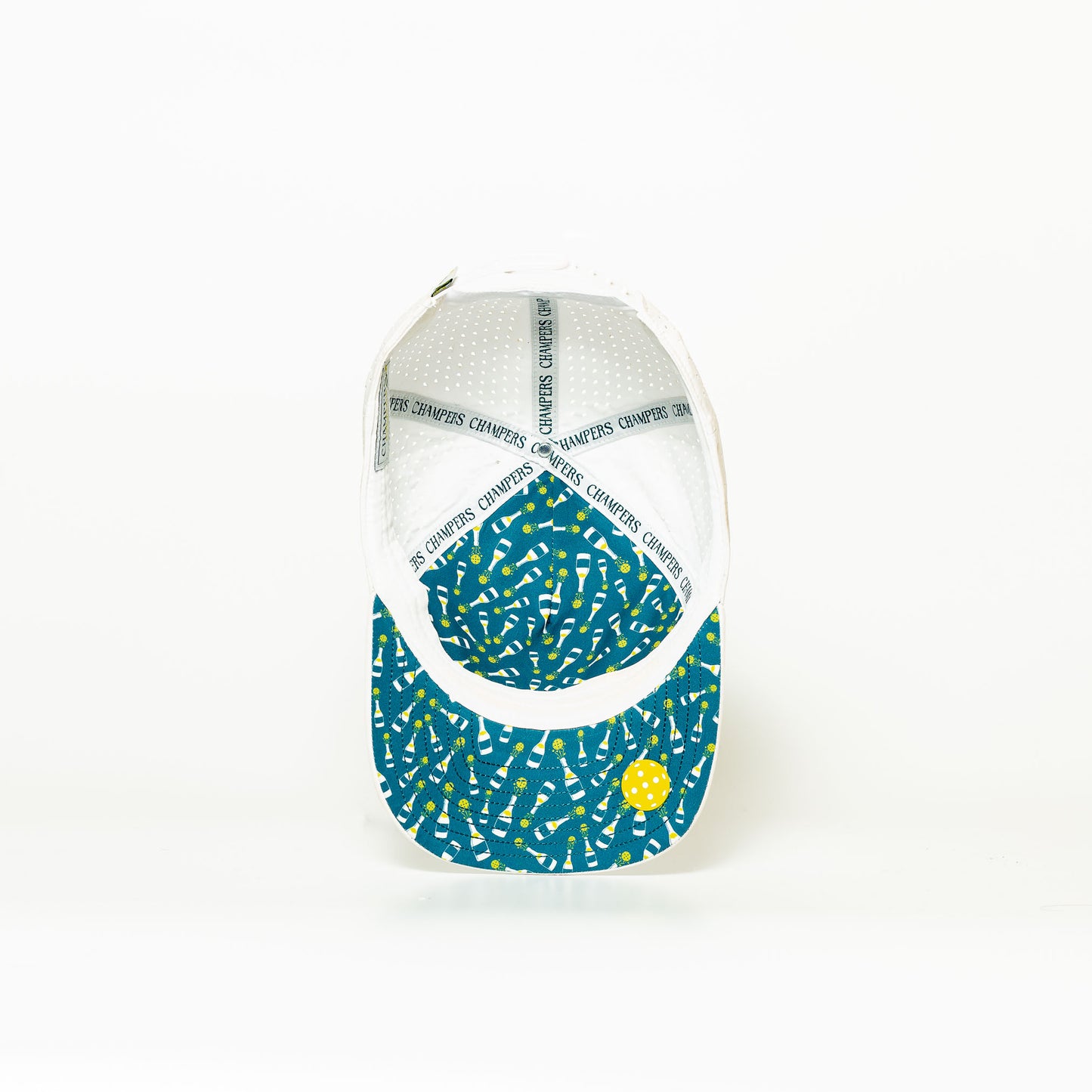 Performance Hat Rubber Champers Logo White