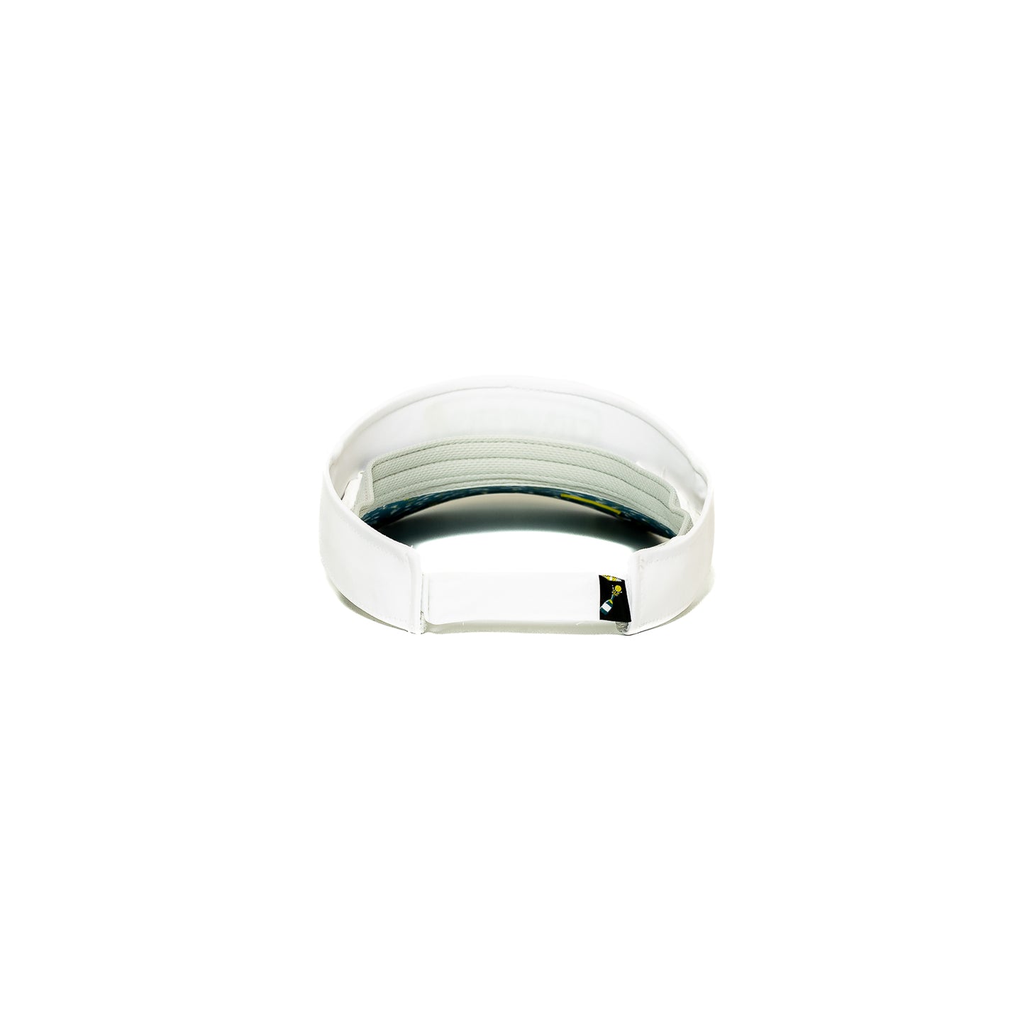 Performance Visor Embroidered Champers Logo White