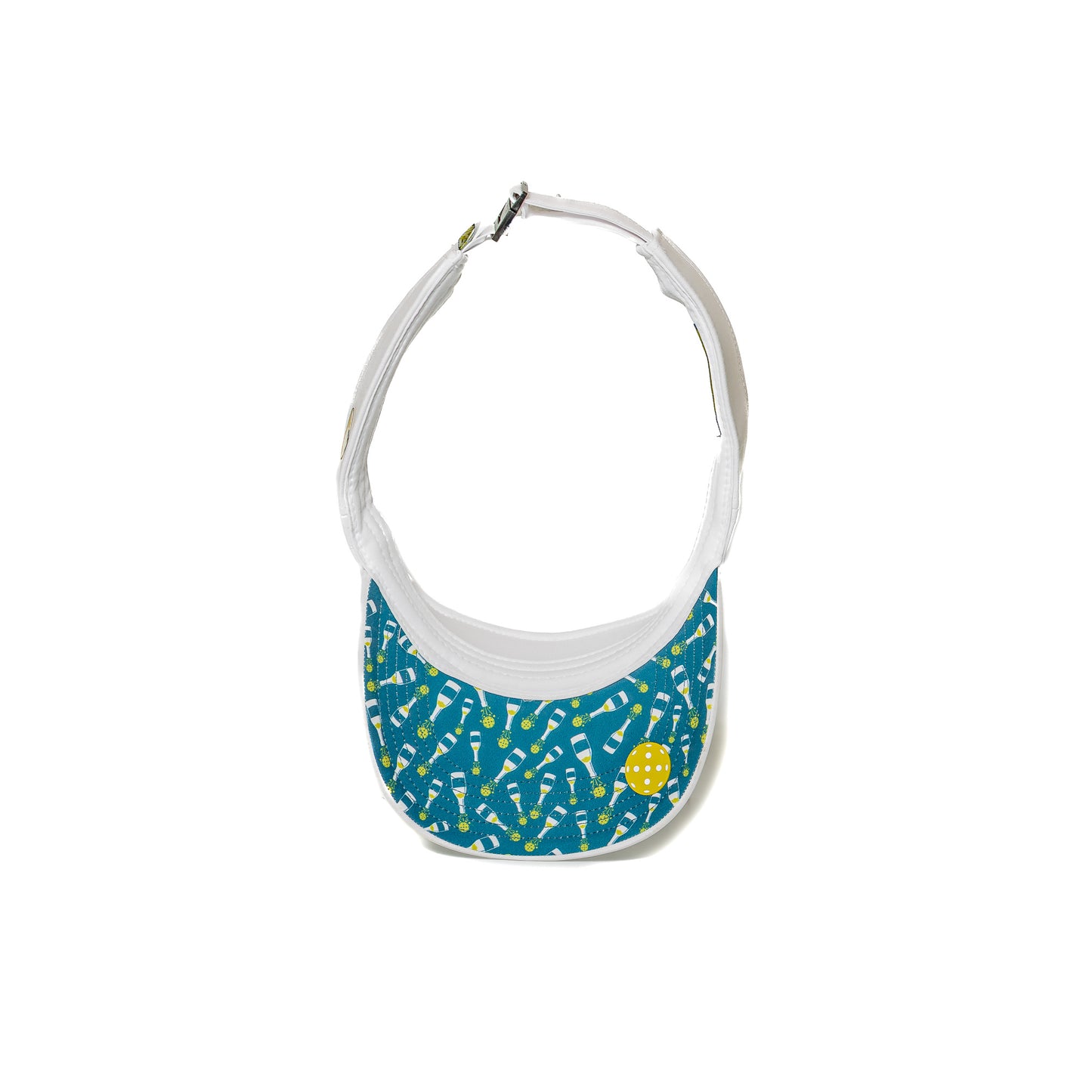 Performance Visor Rubber Champers Logo White