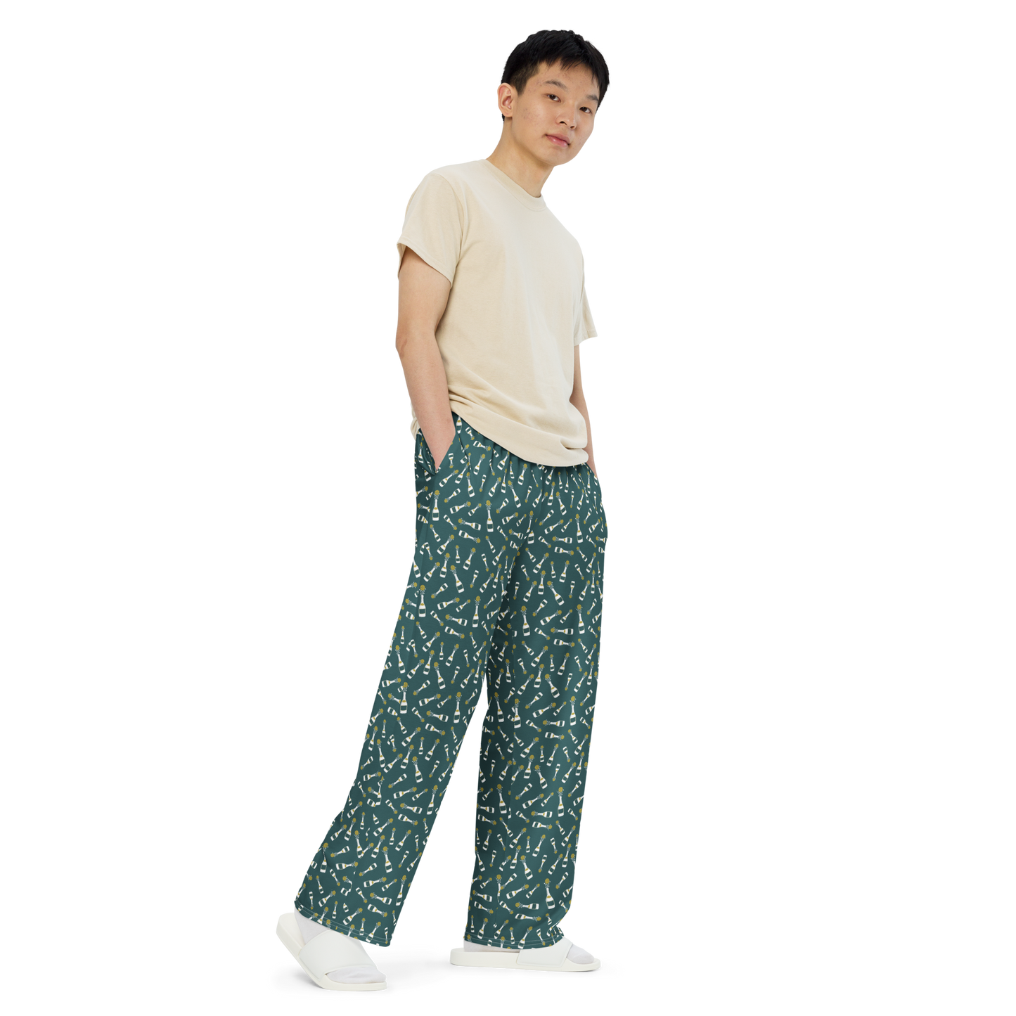 Lounge Pants 99 Bottles Green