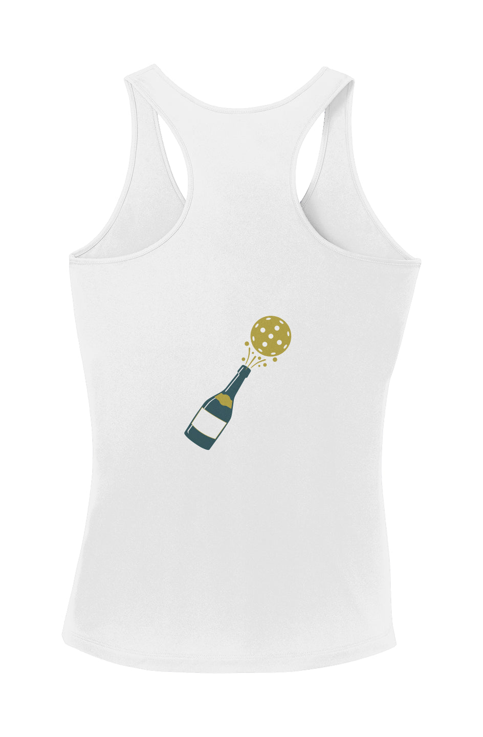 Women's Rainbow Clinking Performance Tank - White
