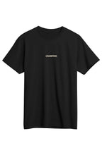 FINALE Supima Tee Black Champers White front Bott