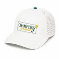 Performance Pickleball Hat Rubber Champers Logo White