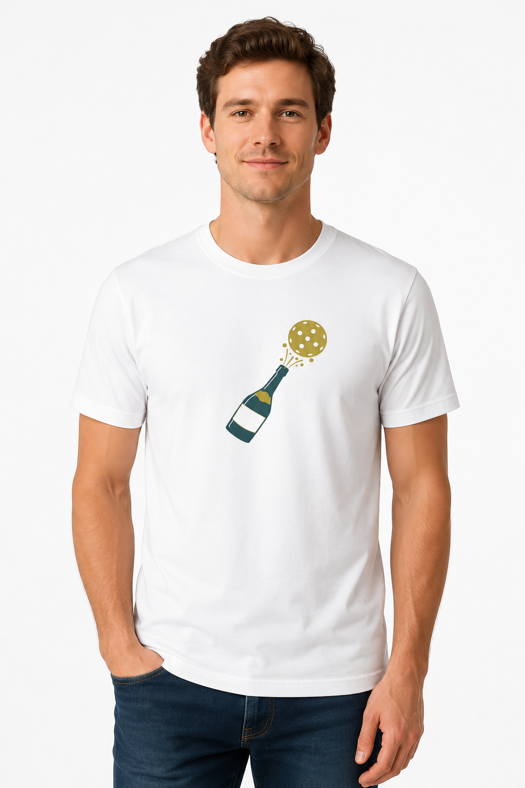 Bottle Burst T-Shirt White