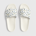 Champers men's 99 Bottles pickleball slides in white, view 4
