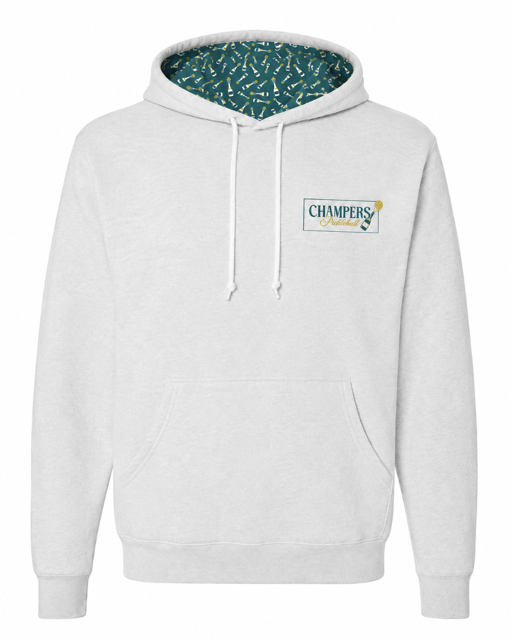 Pullover Hoodie Bottle Burst Heather Gray