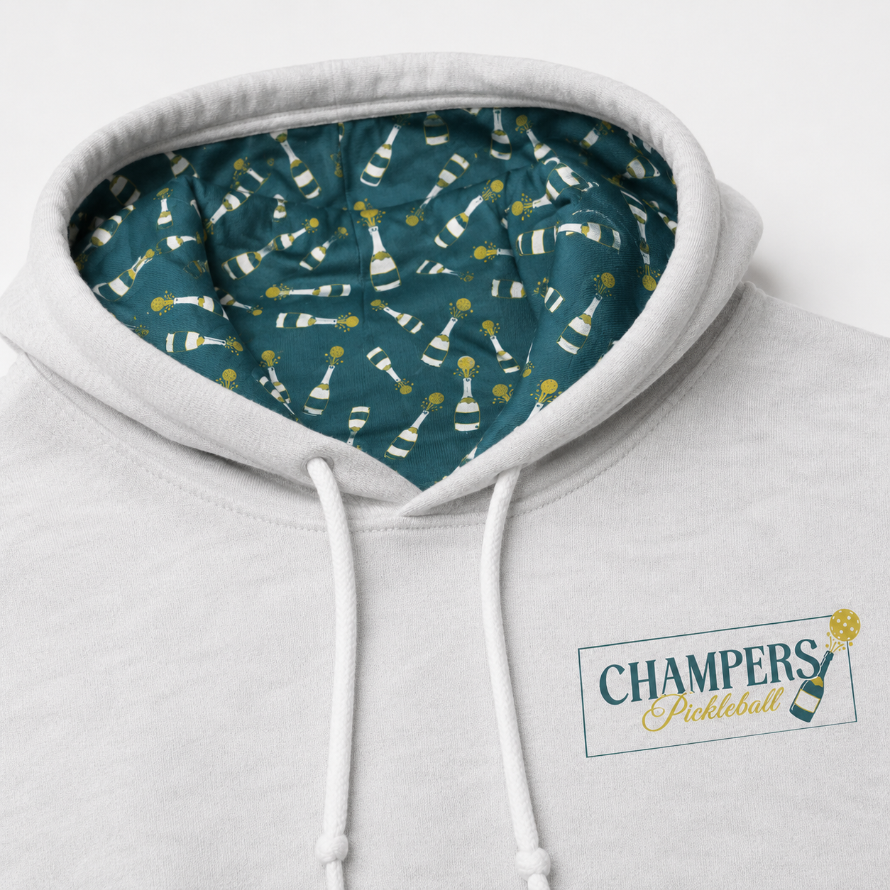 Pullover Hoodie Bottle Burst Heather Gray