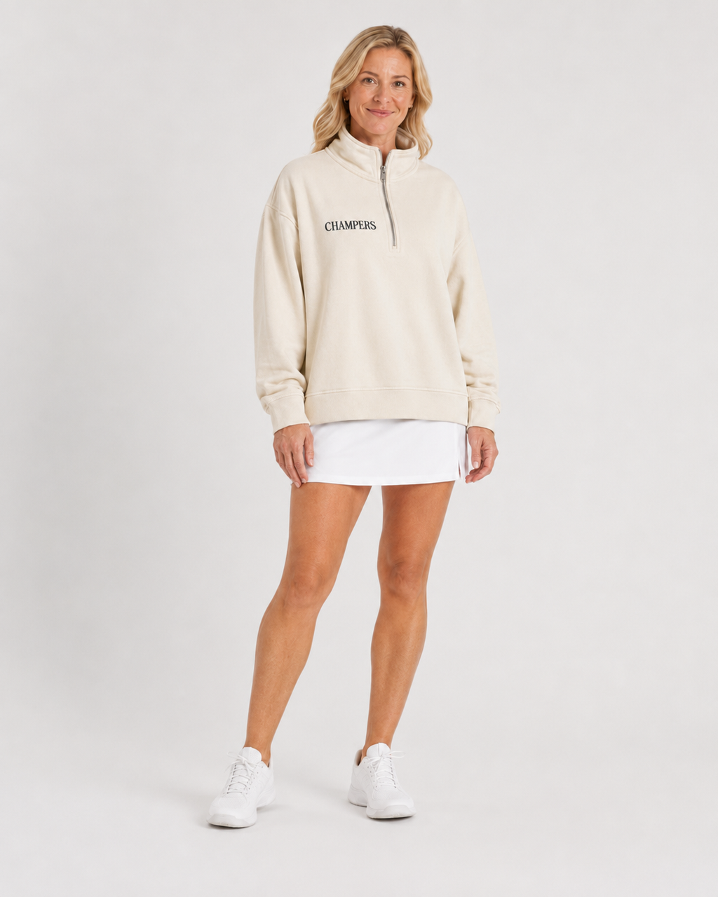 Heavy Organic French Terry Quarter Zip Champ