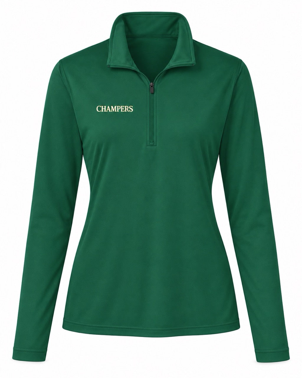 Women's Quarter-Zip Green