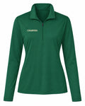 Women's Quarter-Zip Green