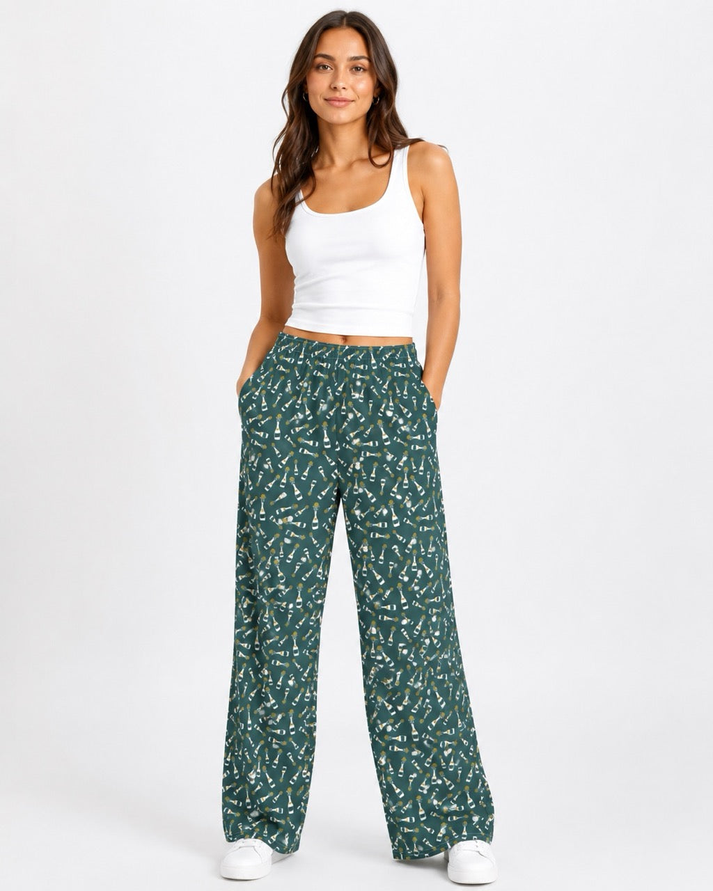 Lounge Pants 99 Bottles Green