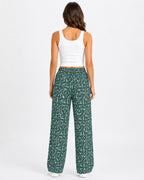 Champers 99 Bottles lounge pants in green, view 4
