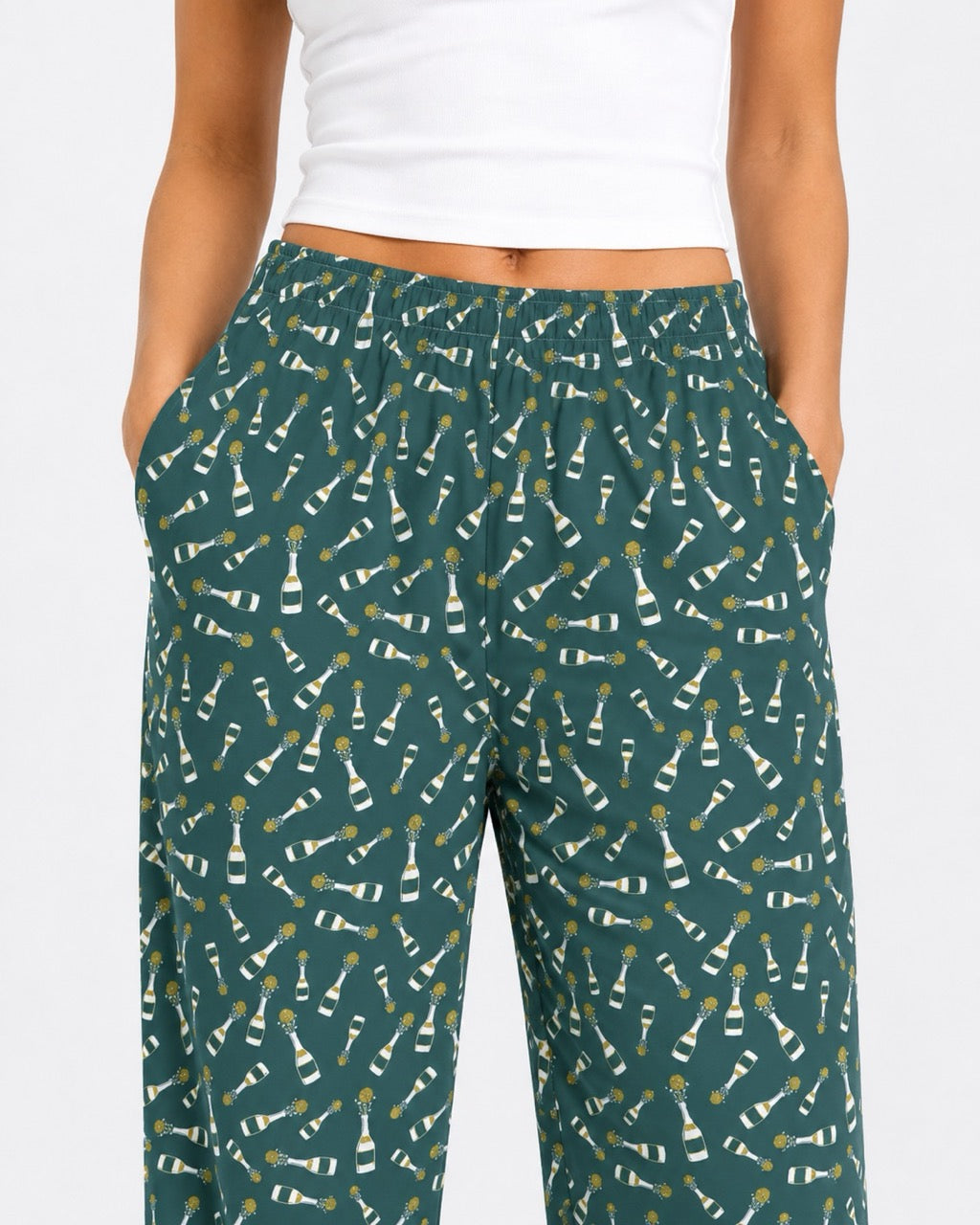 Lounge Pants 99 Bottles Green