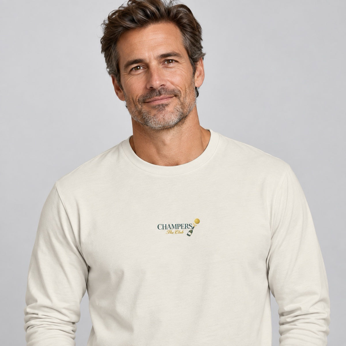 The Club Supima Long Sleeve - Natural