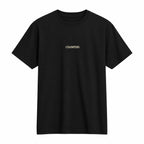 Champers premium Supima cotton pickleball tee in black, view 5