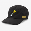 Champers Rubber Logo 5-Panel Hat – Black