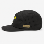 Champers Rubber Logo 5-Panel Hat – Black