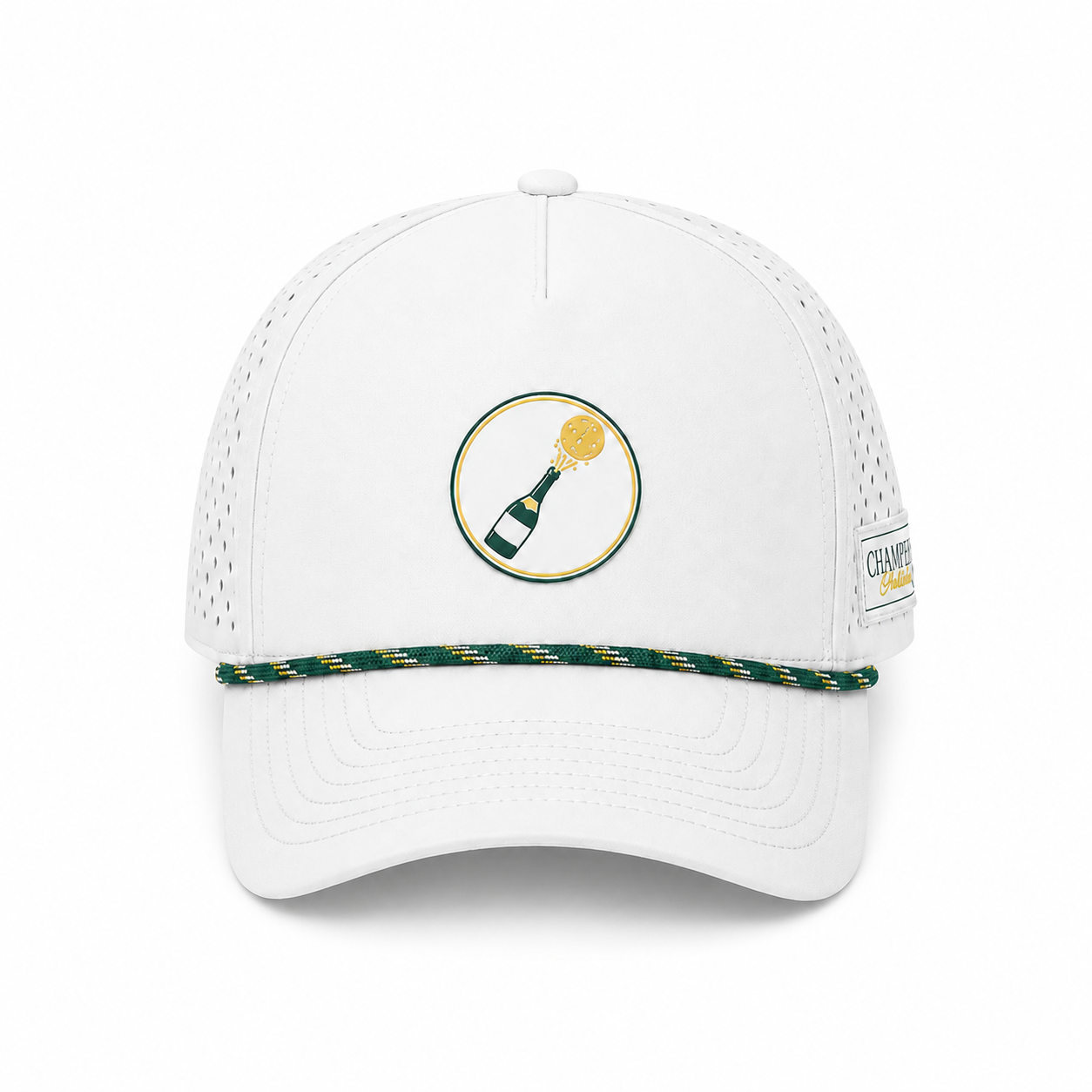 Performance Pickleball Hat Rubber Bottle Gray
