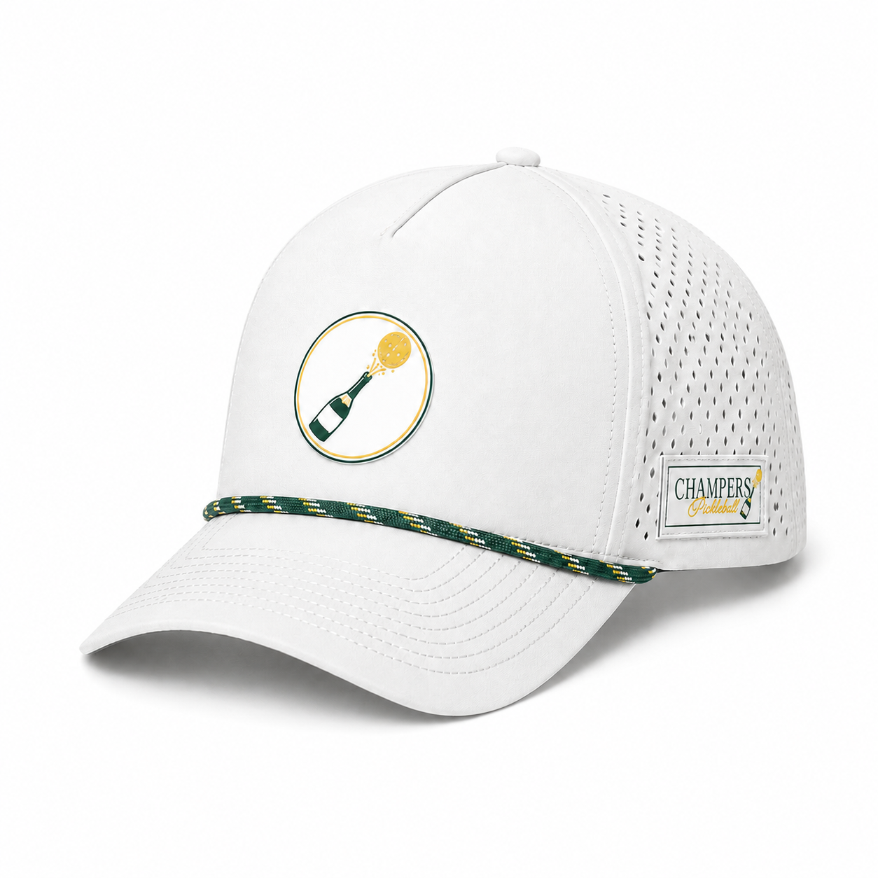 Performance Pickleball Hat Rubber Bottle Gray