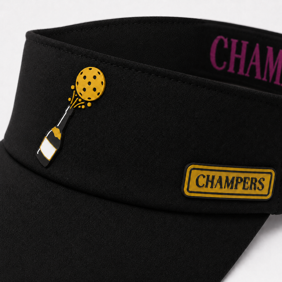 Bottle Logo Performance Visor – Black