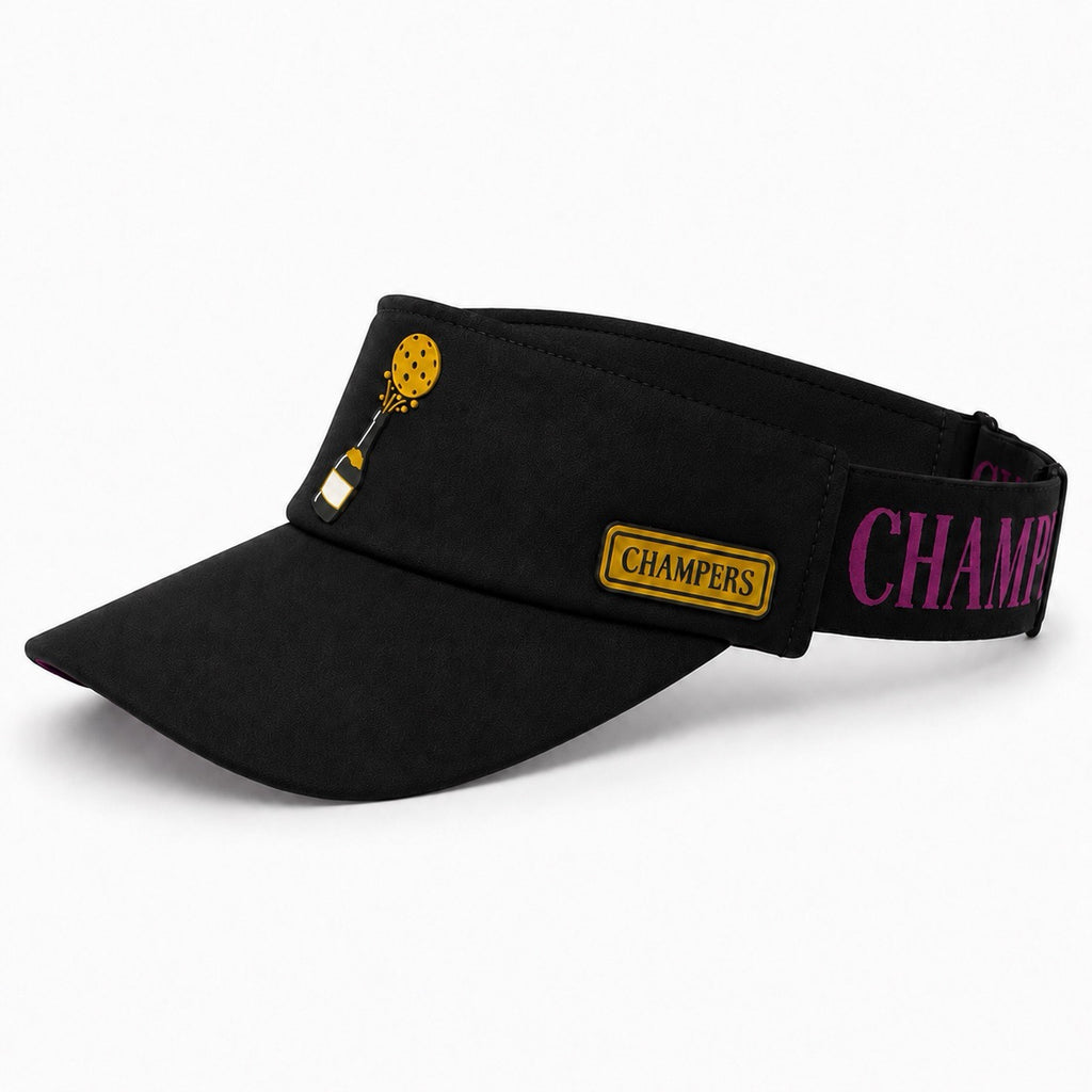 Bottle Logo Performance Visor – Black