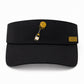 Performance Pickleball Visor Rubber Champers Logo Black
