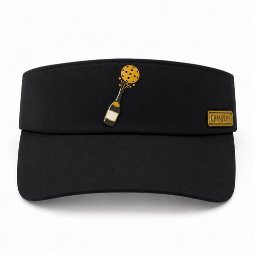 Bottle Logo Performance Visor – Black