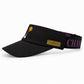 Performance Pickleball Visor Rubber Champers Logo Black