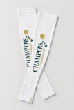 Performance UV Sleeves Champers Logo White
