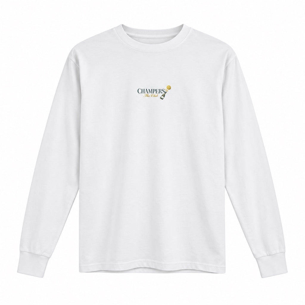 The Club Supima Long Sleeve - White