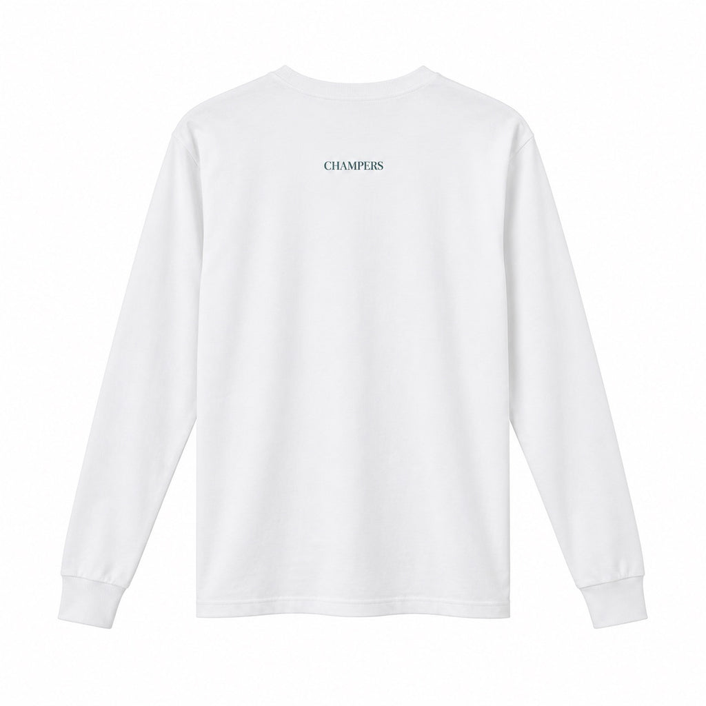 The Club Supima Long Sleeve - White