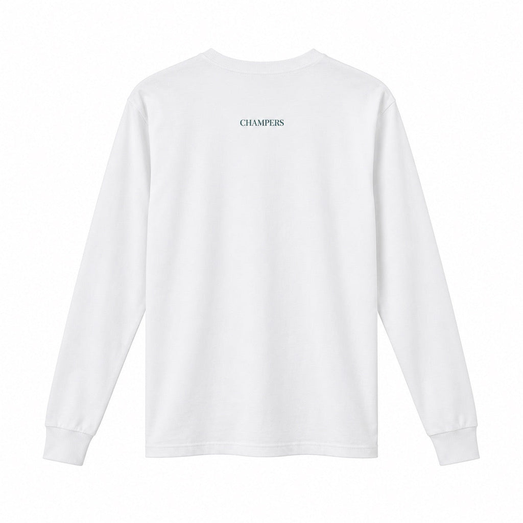Champers The Club premium Supima cotton long sleeve, view 3
