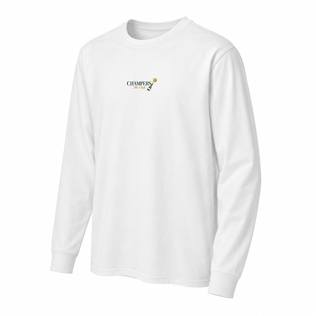The Club Supima Long Sleeve - White