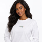 Champers The Club premium Supima cotton long sleeve, front view