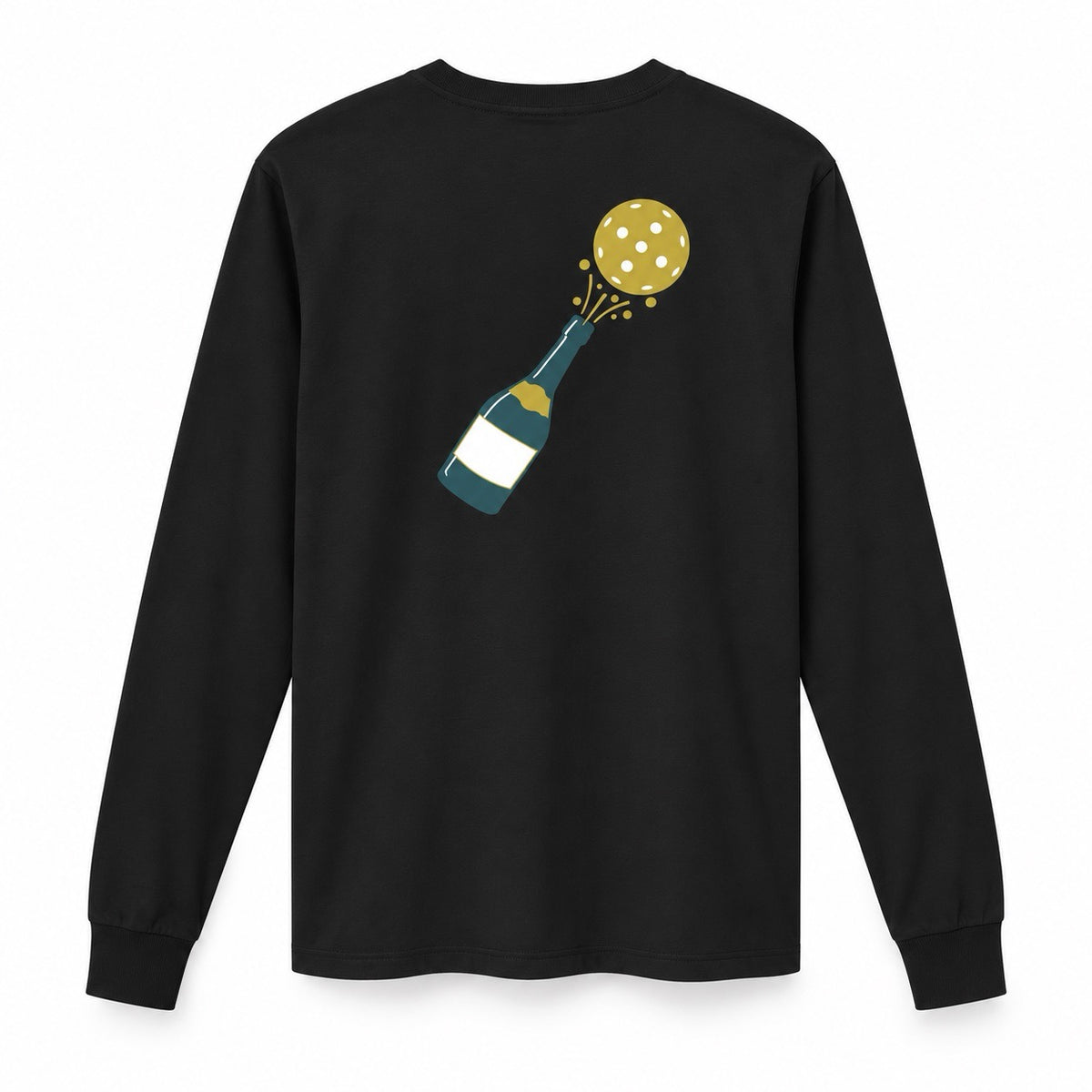 Champers Supima Long Sleeve - Black
