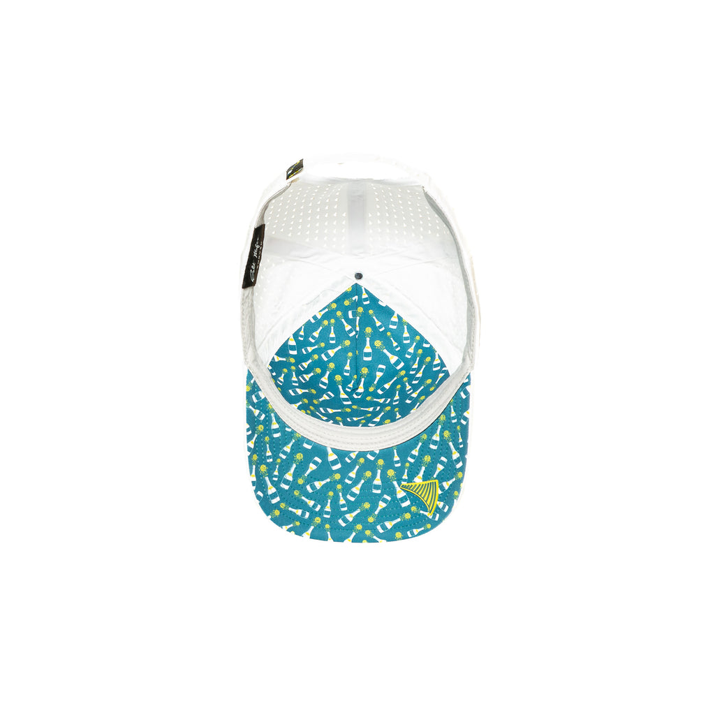 Performance Pickleball Hat Embroidered White
