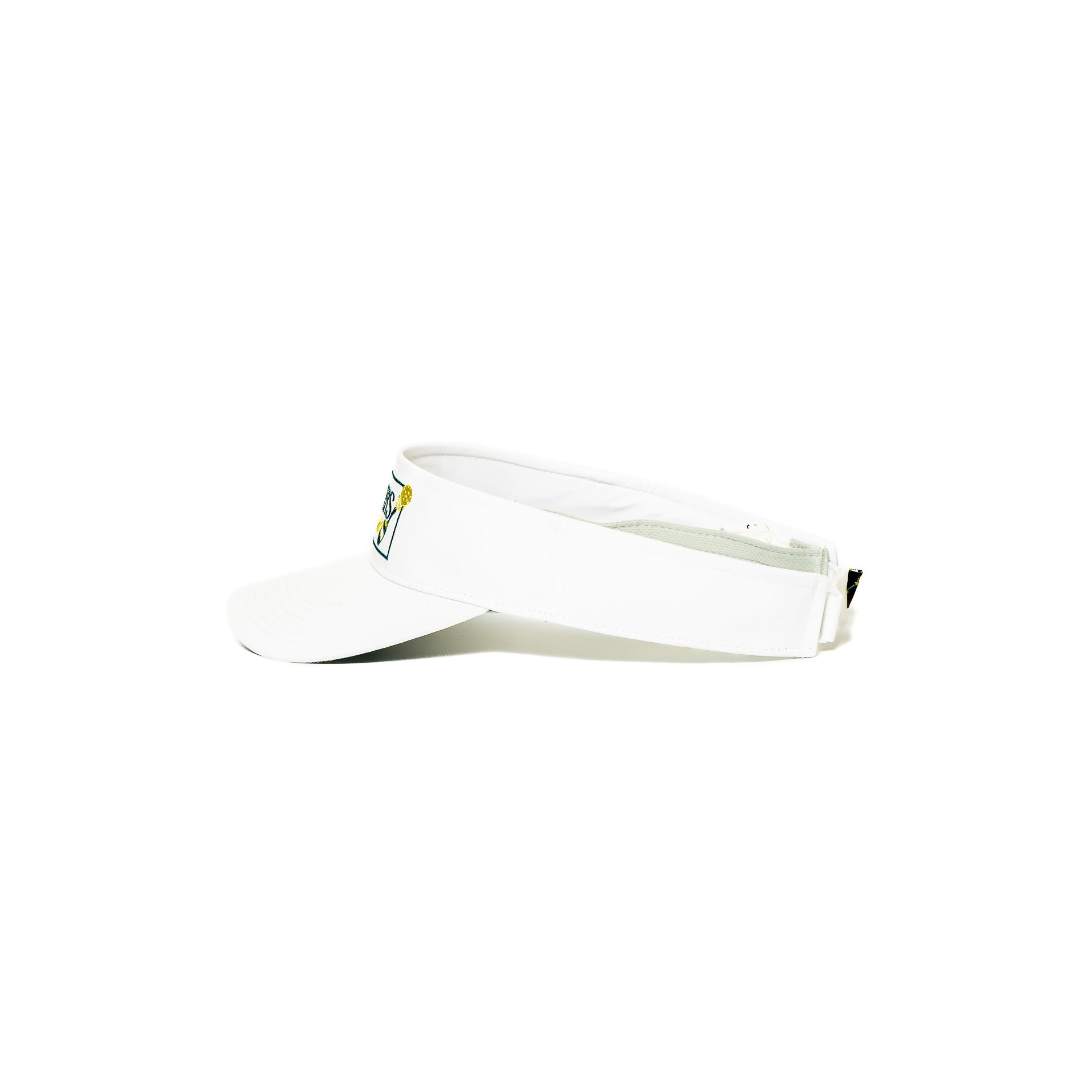 Performance Pickleball Visor Embroidered Champers Logo White