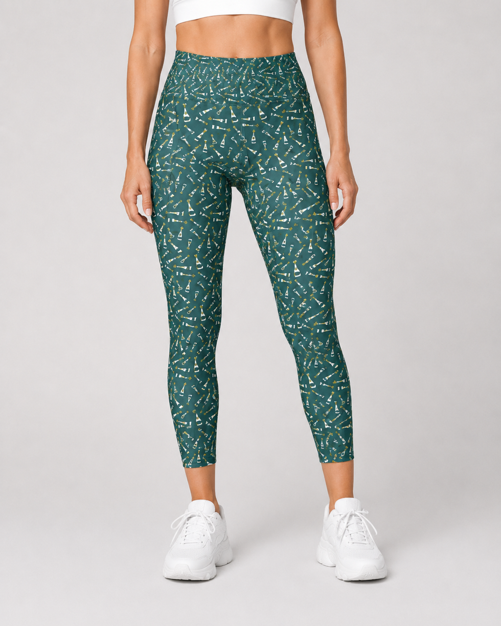 Women's Leggings Champagne Dreams Green