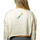 Women's Lightweight Cropped Crew Coronado Clinking Sweatshirt  Bone Color