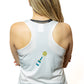 Women's Performance Tank Rainbow Dinking & Clinking White