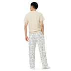 Champers 99 Bottles lounge pants in white, view 4
