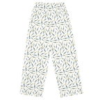 Champers 99 Bottles lounge pants in white, view 3
